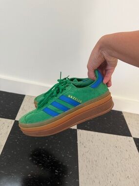 adidas gazelle silver green womens adidas Gazelle Bold Super Pop Pink